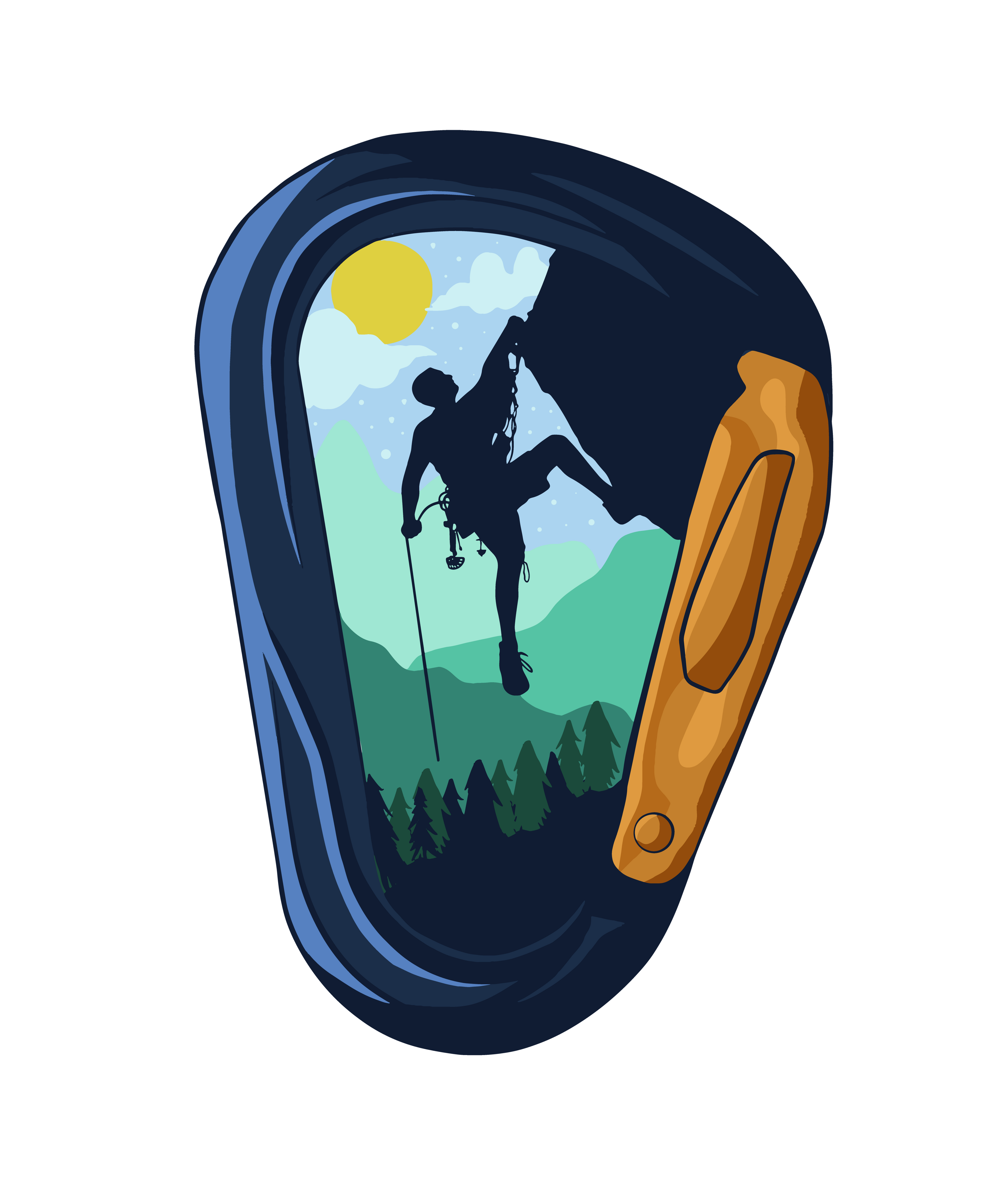 Carabiner climbing t-shirt - Women’s softstyle