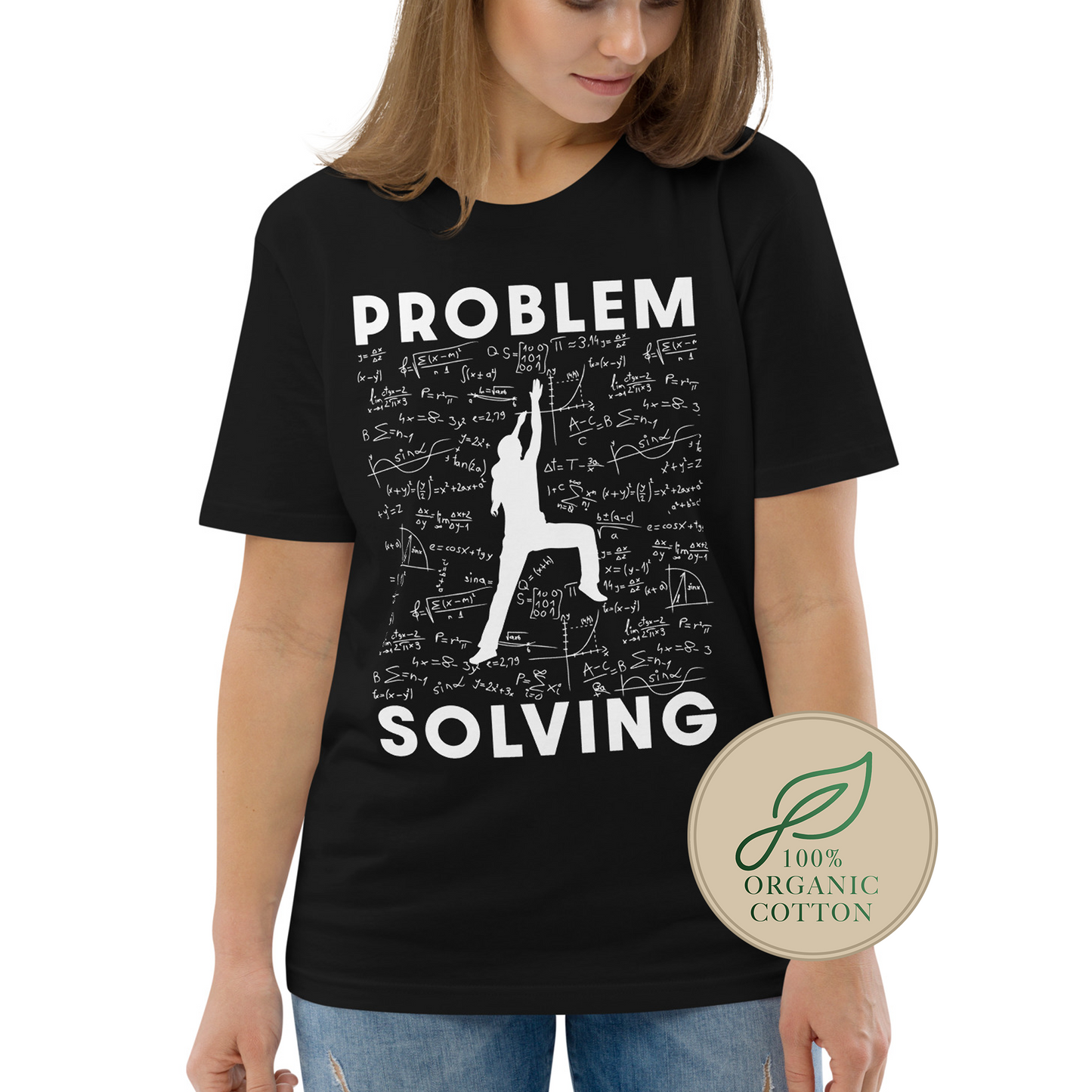 Problem Solving Female Bouldering Tee | Heavyweight Organic Cotton