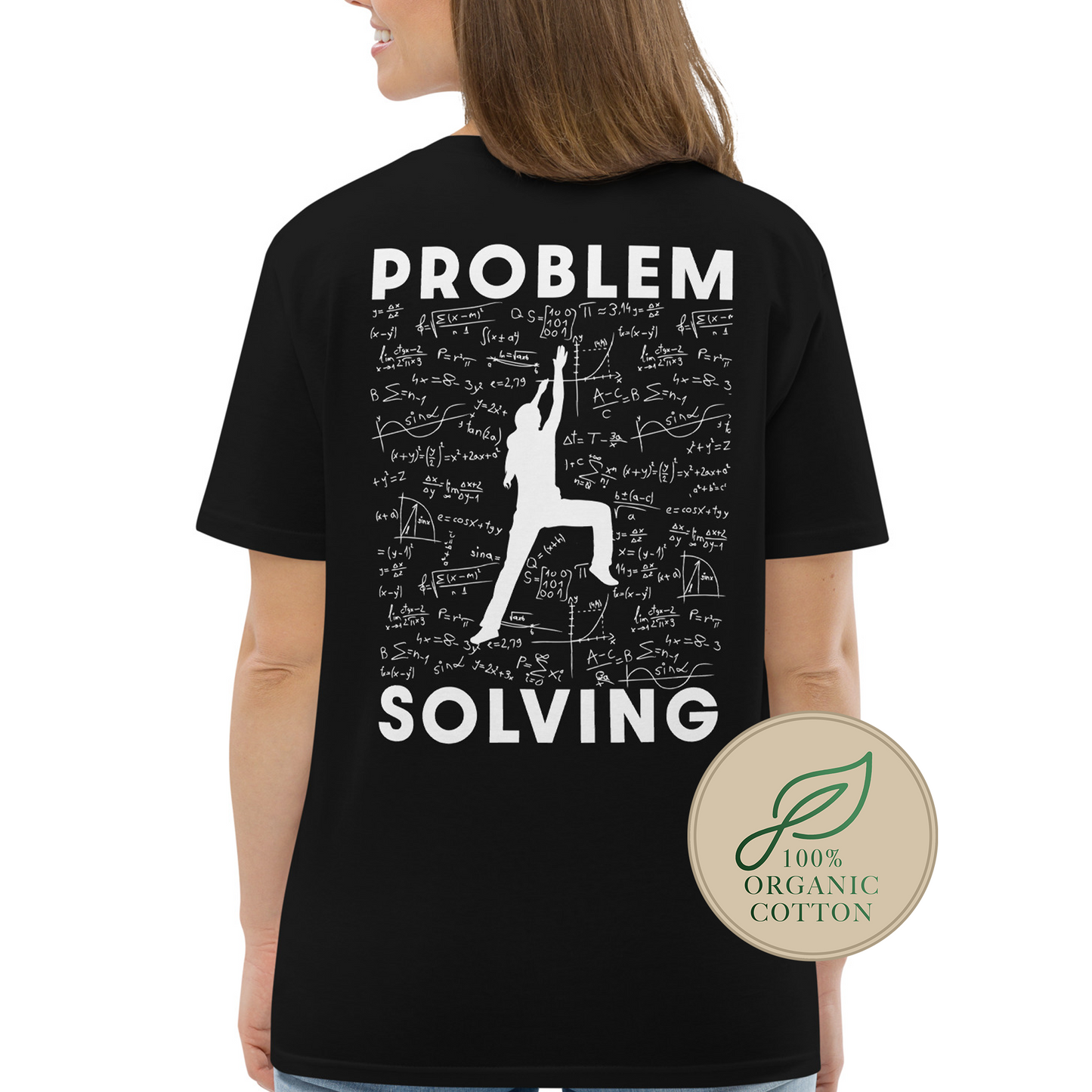 Problem Solving Backprint Tee | Women's Heavyweight Organic Climbing Shirt