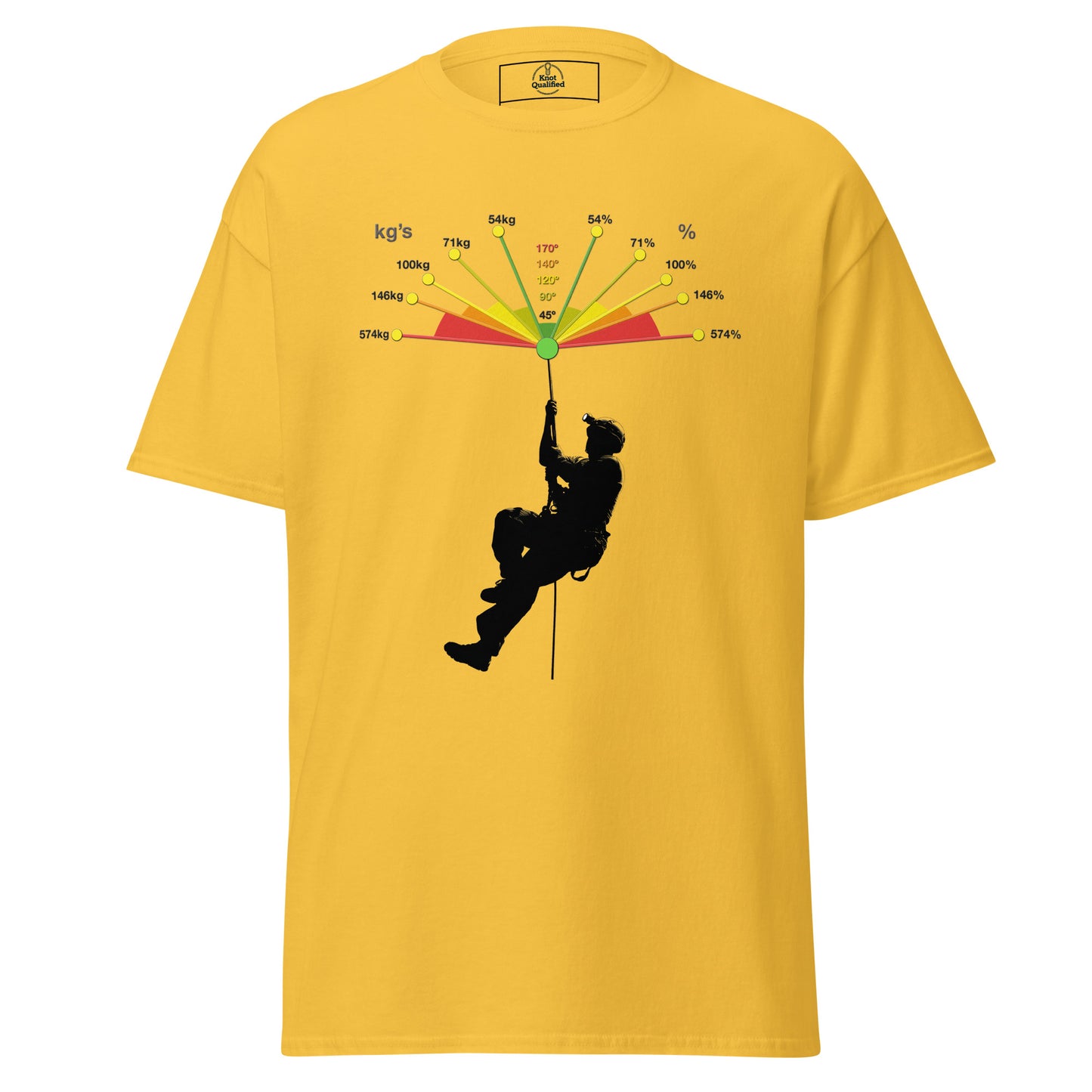 Unisex classic t-shirt by Knot Qualified featuring the Vector Forces design with a daisy graphic on the front.