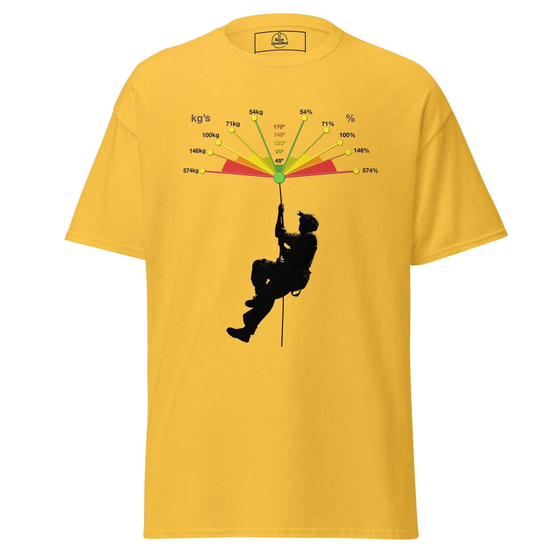 Unisex classic t-shirt by Knot Qualified featuring the Vector Forces design with a daisy graphic on the front.